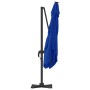Parasol Roma Azul 286 x 284 x 265 cm Aluminio y poliéster en Sombrillas | Comprar online en Foru.es
