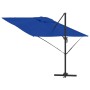 Parasol Roma Azul 286 x 284 x 265 cm Aluminio y poliéster en Sombrillas | Comprar online en Foru.es