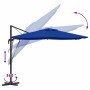 Parasol Roma Azul 286 x 284 x 265 cm Aluminio y poliéster en Sombrillas | Comprar online en Foru.es
