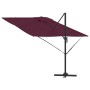 Parasol Roma Rojo 286 x 284 x 265 cm Aluminio y poliéster en Sombrillas | Comprar online en Foru.es