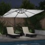 Parasol Roma Beige 286 x 284 x 270 cm Aluminio y poliéster en Sombrillas | Comprar online en Foru.es