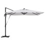 Parasol Roma Beige 286 x 284 x 270 cm Aluminio y poliéster en Sombrillas | Comprar online en Foru.es