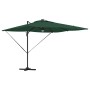Parasol Roma Verde 286 x 284 x 270 cm Aluminio y poliéster en Sombrillas | Comprar online en Foru.es