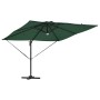 Parasol Roma Verde 286 x 284 x 270 cm Aluminio y poliéster en Sombrillas | Comprar online en Foru.es