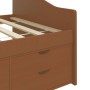 Sofá cama 3 plazas cajones pino macizo marrón miel 90x200 cm de vidaXL, Camas y somieres - Ref: Foro24-322171, Precio: 243,25...