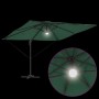 Parasol Roma Verde 286 x 284 x 270 cm Aluminio y poliéster en Sombrillas | Comprar online en Foru.es