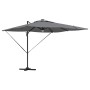 Parasol Roma Antracita 286 x 284 x 270 cm Aluminio y poliéster en Sombrillas | Comprar online en Foru.es