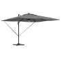 Parasol Roma Antracita 286 x 284 x 270 cm Aluminio y poliéster en Sombrillas | Comprar online en Foru.es