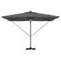 Parasol Roma Antracita 286 x 284 x 270 cm Aluminio y poliéster en Sombrillas | Comprar online en Foru.es