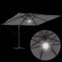 Parasol Roma Antracita 286 x 284 x 270 cm Aluminio y poliéster en Sombrillas | Comprar online en Foru.es