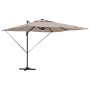 Parasol Roma Taupé 286 x 284 x 270 cm Aluminio y poliéster en Sombrillas | Comprar online en Foru.es