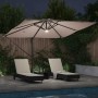 Parasol Roma Taupé 286 x 284 x 270 cm Aluminio y poliéster en Sombrillas | Comprar online en Foru.es