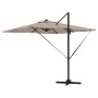 Parasol Roma Taupé 286 x 284 x 270 cm Aluminio y poliéster en Sombrillas | Comprar online en Foru.es