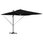 Parasol Roma Negro 286 x 284 x 270 cm Aluminio y poliéster en Sombrillas | Comprar online en Foru.es