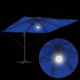 Parasol Roma Azul 286 x 284 x 270 cm Aluminio y poliéster en Sombrillas | Comprar online en Foru.es