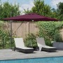 Parasol Roma Rojo 286 x 284 x 270 cm Aluminio y poliéster en Sombrillas | Comprar online en Foru.es