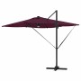 Parasol Roma Rojo 286 x 284 x 270 cm Aluminio y poliéster en Sombrillas | Comprar online en Foru.es