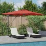 Parasol Roma Rojo 286 x 284 x 270 cm Aluminio y poliéster en Sombrillas | Comprar online en Foru.es