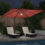 Parasol Roma Rojo 286 x 284 x 270 cm Aluminio y poliéster en Sombrillas | Comprar online en Foru.es