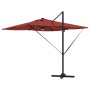 Parasol Roma Rojo 286 x 284 x 270 cm Aluminio y poliéster en Sombrillas | Comprar online en Foru.es