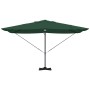 Sombrilla Verde 351 x 250 x 253 cm Poliéster y Aluminio en Sombrillas | Comprar online en Foru.es