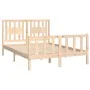 Estructura de cama con cabecero madera maciza pino 120x200 cm de vidaXL, Camas y somieres - Ref: Foro24-3188161, Precio: 120,...