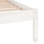 Estructura de cama madera maciza blanco Supe King 180x200 cm de vidaXL, Camas y somieres - Ref: Foro24-810033, Precio: 107,53...