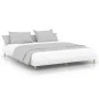 Estructura de cama madera de ingeniería blanca 200x200 cm de vidaXL, Camas y somieres - Ref: Foro24-832005, Precio: 140,51 €,...
