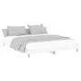 Estructura de cama madera de ingeniería blanca 200x200 cm de vidaXL, Camas y somieres - Ref: Foro24-832005, Precio: 140,51 €,...
