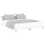 Estructura de cama madera de ingeniería blanca 200x200 cm de vidaXL, Camas y somieres - Ref: Foro24-832005, Precio: 145,76 €,...