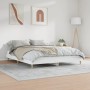 Estructura de cama madera de ingeniería blanca 200x200 cm de vidaXL, Camas y somieres - Ref: Foro24-832005, Precio: 145,76 €,...