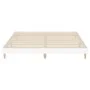 Estructura de cama madera de ingeniería blanca 200x200 cm de vidaXL, Camas y somieres - Ref: Foro24-832005, Precio: 140,51 €,...