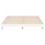 Estructura de cama madera de ingeniería blanca 200x200 cm de vidaXL, Camas y somieres - Ref: Foro24-832005, Precio: 145,76 €,...