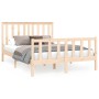 Estructura de cama con cabecero madera maciza pino 120x200 cm de vidaXL, Camas y somieres - Ref: Foro24-3188201, Precio: 119,...