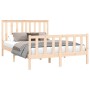 Estructura de cama con cabecero madera maciza pino 120x200 cm de vidaXL, Camas y somieres - Ref: Foro24-3188201, Precio: 119,...