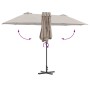 Sombrilla de jardín Taupé 370 x 197 x 239 cm en Sombrillas | Comprar online en Foru.es