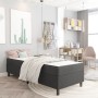 Cama box spring tela gris oscuro 100x200 cm de vidaXL, Camas y somieres - Ref: Foro24-3054722, Precio: 300,42 €, Descuento: %