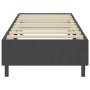 Cama box spring tela gris oscuro 100x200 cm de vidaXL, Camas y somieres - Ref: Foro24-3054722, Precio: 300,42 €, Descuento: %