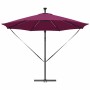 Sombrilla Rojo Burdeos 294 x 294 x 248 cm Poliéster y Aluminio en Sombrillas | Comprar online en Foru.es