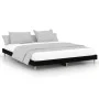 Estructura de cama madera de ingeniería negra 200x200 cm de vidaXL, Camas y somieres - Ref: Foro24-832006, Precio: 132,46 €, ...