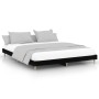 Estructura de cama madera de ingeniería negra 200x200 cm de vidaXL, Camas y somieres - Ref: Foro24-832006, Precio: 136,85 €, ...