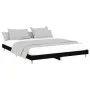 Estructura de cama madera de ingeniería negra 200x200 cm de vidaXL, Camas y somieres - Ref: Foro24-832006, Precio: 132,46 €, ...