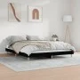 Estructura de cama madera de ingeniería negra 200x200 cm de vidaXL, Camas y somieres - Ref: Foro24-832006, Precio: 132,46 €, ...
