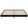 Estructura de cama madera de ingeniería negra 200x200 cm de vidaXL, Camas y somieres - Ref: Foro24-832006, Precio: 132,46 €, ...