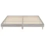 Estructura de cama madera de ingeniería gris Sonoma 200x200 cm de vidaXL, Camas y somieres - Ref: Foro24-832011, Precio: 109,...
