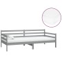Sofá cama con colchón madera de pino maciza gris 90x200 cm de vidaXL, Camas y somieres - Ref: Foro24-3083586, Precio: 299,89 ...