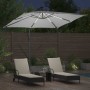 Parasol de cantilever tipo plátano Arena 249 x 249 x 250 cm en Sombrillas | Comprar online en Foru.es