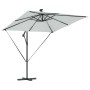 Parasol de cantilever tipo plátano Arena 249 x 249 x 250 cm en Sombrillas | Comprar online en Foru.es