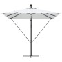 Parasol de cantilever tipo plátano Arena 249 x 249 x 250 cm en Sombrillas | Comprar online en Foru.es