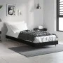 Estructura de cama madera de ingeniería negra 75x190 cm de vidaXL, Camas y somieres - Ref: Foro24-832206, Precio: 88,45 €, De...